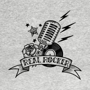 Real Rocker Black T-Shirt